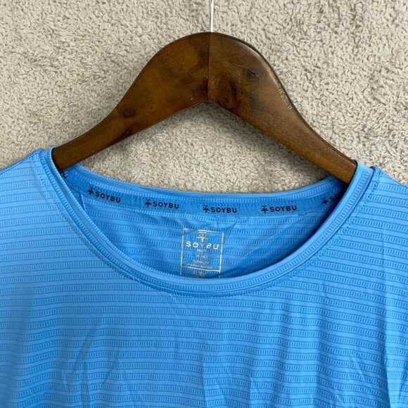 NWOT Soybu Men's XL Blue Athletic T-Shirt - Picture 9 of 10